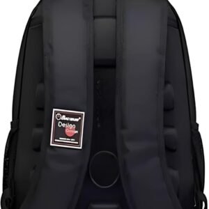 Mochila Masculina Grande Impermeável para Notebook 15,6” com Cabo de Aço Reforçado, Costas Respiráveis e Várias Divisórias – Ideal para Viagem, Trabalho e Faculdade Mochila Escolar