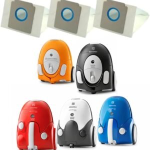 Conjunto 3 Sacos Descartáveis Para Aspirador Compativel com Eletrolux Listo Pet-Lover E NEO com Alta Filtragem