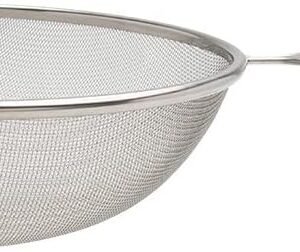 Mimo Style, Peneira em Aço Inox com Suporte para Acomodação em Panelas e Travessas — 21 cm