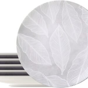 Kit Prato Raso Tramontina Arbo em Porcelana Decorada 25 cm 6 Peças Kit Prato Raso Tramontina Arbo em Porcelana Decorada 25 cm 6 Peças