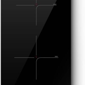 Cooktop Indução 2 Bocas PandaPlus 3500W Preto Turbo 220V Embutir Bancada Vitrocerâmico Touch Trava Segurança