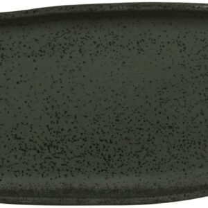 Porto Brasil Conjunto com 4 Travessas Oval Rasa Pequena Orgânico Greenery 23X11cm