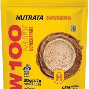 W100 Doce De Leite Havanna Refil – 900G Nutrata (o pacote pode variar).