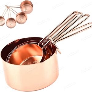 Mimo Style Conjunto de 4 Xícaras Medidoras Bronze, Próprias Para Ingredientes Secos ou Líquidos, Produto Leve e Fácil de Manusear, Possui Bicos Para Vazão de Líquidos, Material de Aço Inox Mimo Style Conjunto de 4 Xícaras Medidoras Bronze, Próprias Para Ingredientes Secos ou Líquidos, Produto Leve e Fácil de Manusear, Possui Bicos Para Vazão de Líquidos, Material de Aço Inox