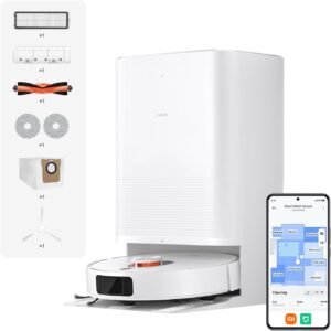 XIAOMI Robot Vacuum X20 Pro – Robot aspirador e limpa-chão com sistema inteligente de navegação a laser (LDS), sucção de 7000 Pa, caminhos de limpeza em zigue-zague, branco (versão ES) XIAOMI Robot Vacuum X20 Pro – Robot aspirador e limpa-chão com sistema inteligente de navegação a laser (LDS), sucção de 7000 Pa, caminhos de limpeza em zigue-zague, branco (versão ES)