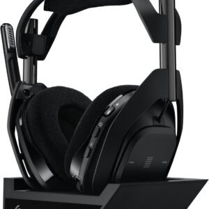 Headset Gamer Sem Fio Logitech G Astro A50 X LIGHTSPEED + Base Station, Com Conexão Bluetooth e HDMI 2.1 Passthru, Tecnologia PLAYSYNC, Compatível Com Xbox Series X|S, PlayStation, PC/Mac – Preto