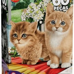 Quebra-cabeça 60 peças Gatinhos Fofinhos – Grow