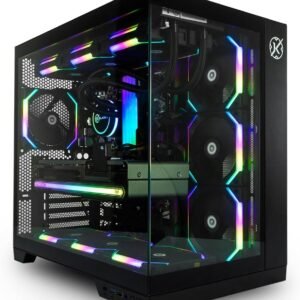 Gabinete Gamer Kalkan Asgard Preto Aquário sem fans KLK00040
