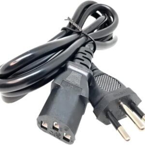 Cabo de Força Tripolar 3 Pinos 1,5 m Bivolt Universal – Compatível com PC, Monitor, TV e Impressora, com Certificação e Segurança