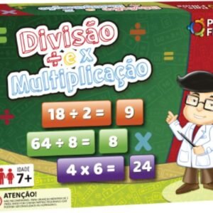 Pais & Filhos – Jogo Diverso Divisão e Multiplicação, 105 Peças.