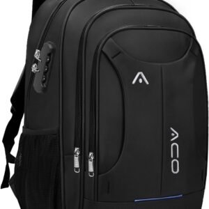 Mochila Bolsa Masculina Feminina Notebook Anti Furto Reforçada Semi Impermeável Escolar Faculdade Trabalho Viagem Resistente Executiva Cabo De Aço Saída Usb SAÍDA Fone DE OUVIDO – 2102 preto