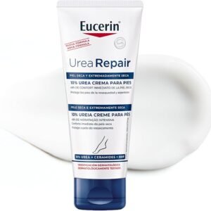 EUCERIN Creme Hidratante para Pés Urea Repair Plus 100ml, Hidratação Intensiva, Ureia, Pele Seca e Extra Seca