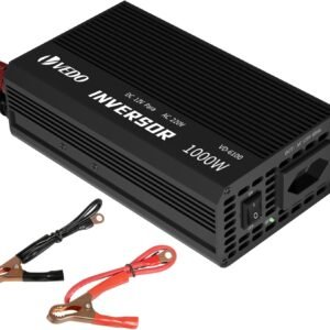 Inversor de Tensão Veicular 12V para 220V 500W – Conversor de Energia Portátil com Onda Senoidal Modificada, Proteção Multicircuito e Saídas AC/DC para Carros, Barcos e Emergências