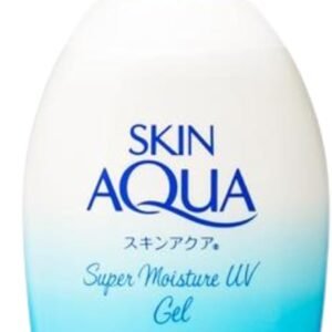 Protetor solar facia Skin Aqua Super Moisture Gel FPS50 140g com embalagem PUMP