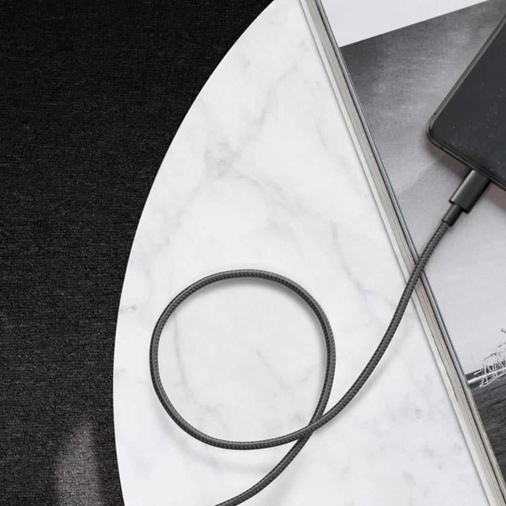 Cabo de Carregamento Compátivel Com iPhone Turbo 30W, 2 Metros de Extensão, Nylon Trançado e Reforçado, Padrão de Qualidade Luxo - Imagem 9
