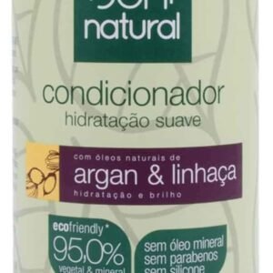Condicionador Vegano e Natural, Argan e Linhaça, Boni Natural, Cabelos Macios e Saudáveis, Boni Natural, 500ml
