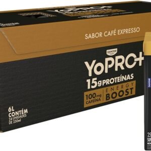 Pack YoPRO Bebida Láctea Energy Boost UHT Café Expresso 15G de Proteínas 250ml – 24 Unidades