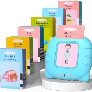 Cartões de Aprendizagem Montessori Educativo Infantil Com Leitor Flash Em Português e Inglês