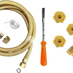 Kit Completo Conversão Bico Injetor Fogão Para Gás Encanado