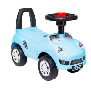 Quadriciclo Infantil Carrinho Motoca Andador sem Pedal Para Criança Menino e Menina (Azul)