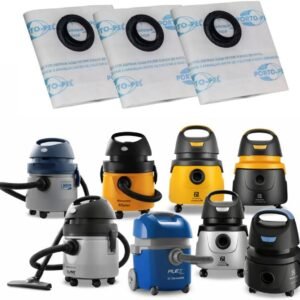 Conjunto 6 Sacos Descartáveis para Aspirador de Pó – Compatível com Eletrolux Hidrovac Acqua Power Flex A10 GT Refil