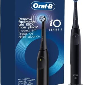 Escova de Dente Elétrica Oral-B Series iO2 para dentes 100% mais Limpos vs. uma Escova de Dente Manual Regular