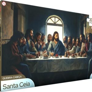 GGB Plast Quebra Cabeça Puzzle 2000 Peças Santa Ceia