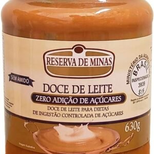 DOCE DE LEITE ZERO AÇUCAR RESERVA DE MINAS 630g