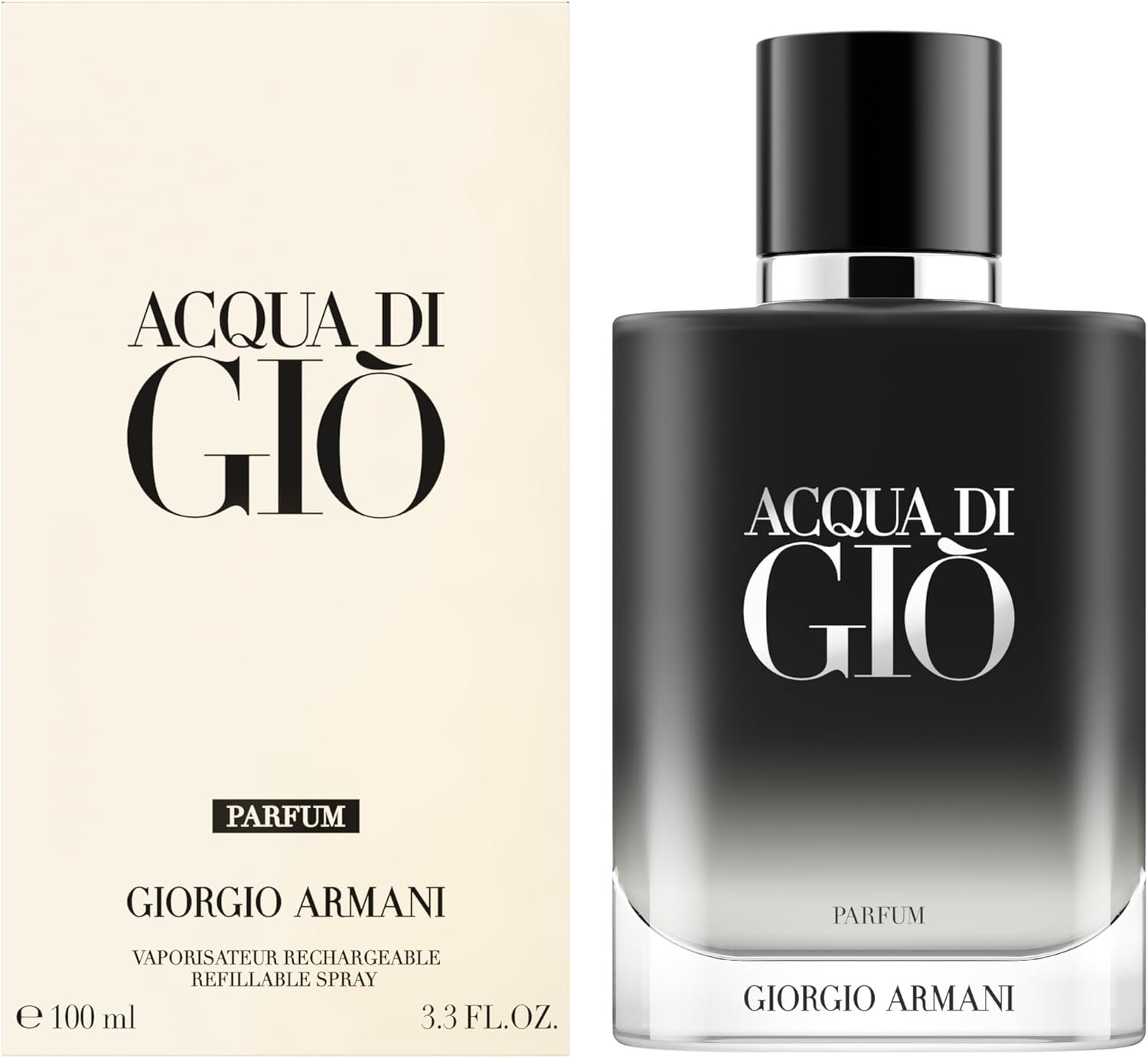 Armani Beauty, Acqua di Giò Parfum, Giorgio Armani, Perfume Masculino, Fragrância Aquática Amadeirada Intensa e Refrescante com Notas de Bergamota, Alecrim, Sálvia e Patchouli - Imagem 2