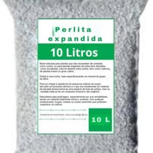 Perlita Expandida para Substrato de Suculentas Cactos Rosa do Deserto e Outras Plantas 10 Litros