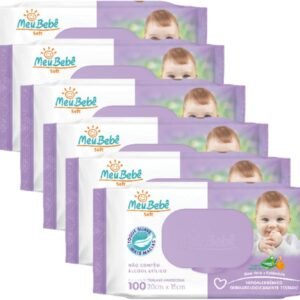 Toalha Higiênica Umedecida Meu Bebe Soft 600un