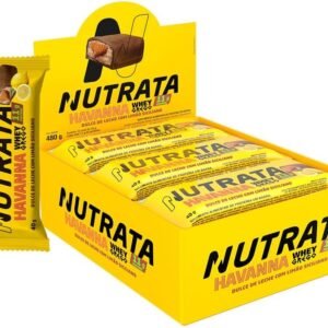 Whey Grego Bar Havanna & Limão Siciliano – Nutrata Display C/ 12 Barras de 40g