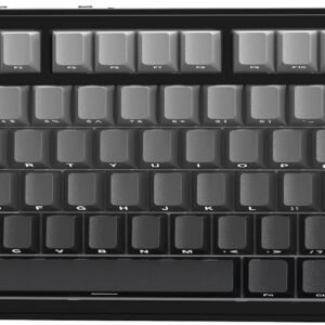 ATTACK SHARK X85 Teclado mecânico para jogos sem fio 75% Gasket com botão,BT5.0/2.4G/USB-C,acolchoamento de cinco camadas,RGB,5000mAh,troca a quente,teclas com impressão lateral (Moonlight)