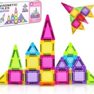 Blocos de Montar Magnéticos Construção Brinquedos Infantil (38 Peças Mini Blocos)