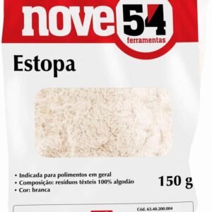 Nove54, Estopa Branca Para Polimento, Embalagem Com 150 G. Nove54, Estopa Branca Para Polimento, Embalagem Com 150 G.