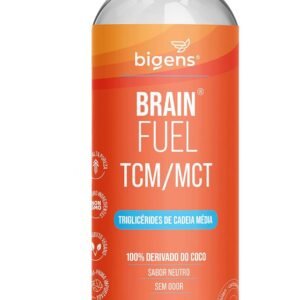 Brain Fuel TCM/MCT, 100% do Coco, Puro, Bigens, 300ml (Unidade) Brain Fuel TCM/MCT, 100% do Coco, Puro, Bigens, 300ml (Unidade)