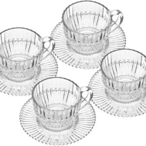 WOLFF – Conjunto 4 Xícaras de Chá de Cristal Imperatriz 220ml WOLFF – Conjunto 4 Xícaras de Chá de Cristal Imperatriz 220ml