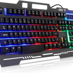 Teclado Gamer semi mecanico abnt2 para pc computador ps4 notebook iluminado led usb de metal
