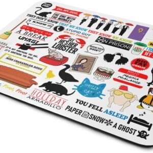 Mouse pad Icons moments – Friends (Branco)