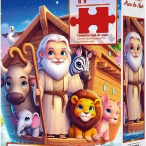 Pais & Filhos – Quebra Cabeça Arca De Noé – 60 Pçs, Sortidas