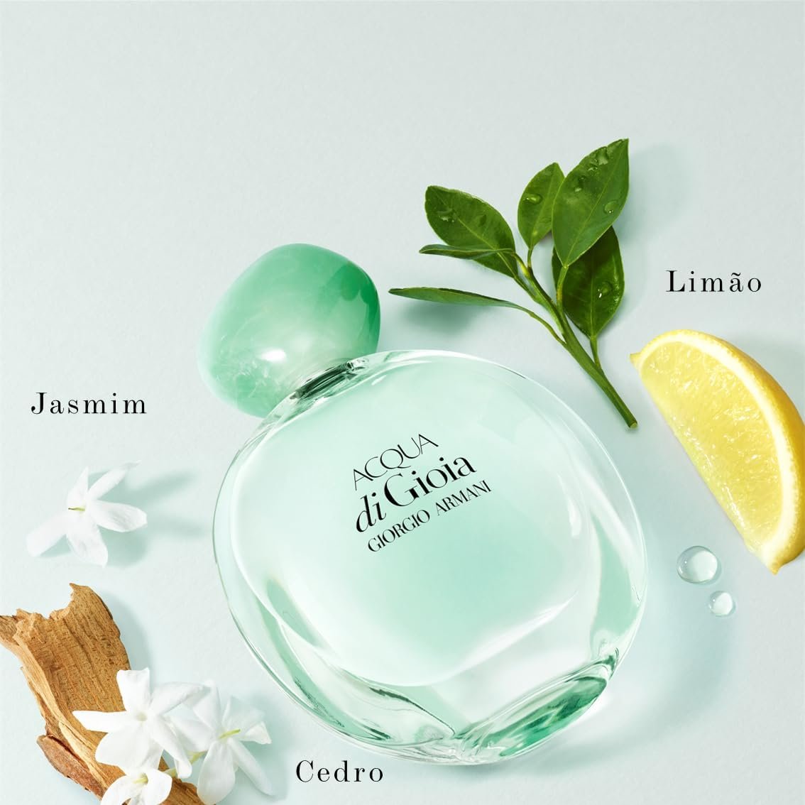 Armani Beauty, Acqua di Gioia, Eau de Parfum, Giorgio Armani, Perfume Feminino Fragrância Cítrica Aquática Refrescante com Notas de Limão, Hortelã e Jasmim - Imagem 3