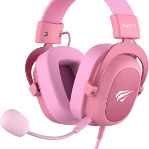 Havit Headphone Fone de Ouvido H2002d Pink, Gamer, com Microfone, Falante 53mm, Plug 3, 5mm: compatível com XBOX ONE e PS4, HAVIT, HV-H2002d Cor Rosa Havit Headphone Fone de Ouvido H2002d Pink, Gamer, com Microfone, Falante 53mm, Plug 3, 5mm: compatível com XBOX ONE e PS4, HAVIT, HV-H2002d Cor Rosa