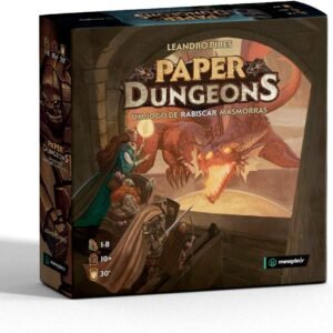MeepleBR, Paper Dungeons, Jogo de tabuleiro Expert, 1 a 8 jogadores