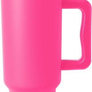 Simple Modern Copo Trek de 1,134 g com alça e tampa de canudo | Caneca de viagem de aço inoxidável isolada amigável com suporte de copo | Vibrações de framboesa