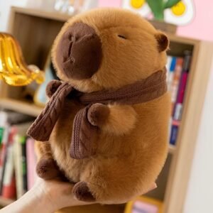 Brinquedo Capivara Pelúcia Cachecol Inverno – Capibara Filó
