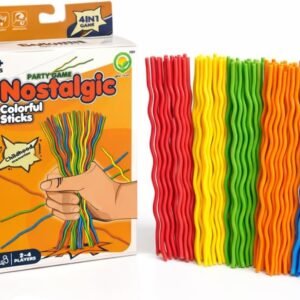 Pega Vareta Premium 4 em 1 – Jogo Nostálgico com 150 Peças Coloridas Onduladas | Brinquedo Educativo que Desenvolve Coordenação, Foco e Raciocínio | Diversão Garantida para Crianças e Família 4+ Anos