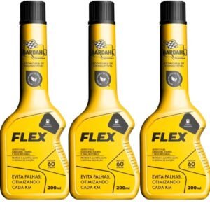 Kit 3 Aditivo Gasolina Etanol Via Tanque Carro Flex 200ml Kit 3 Aditivo Gasolina Etanol Via Tanque Carro Flex 200ml