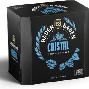 Baden Baden Cerveja Cristal, Pack 6 Latas 350ml