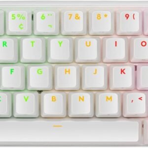 Teclado Mecânico Gamer Sem Fio Logitech G PRO X 60 LIGHTSPEED com Design Ultra Compacto TKL 60%, Switch Óptico GX Tactile, RGB LIGHTSYNC, Conexão Bluetooth ou USB, Compatível com Windows – Branco Teclado Mecânico Gamer Sem Fio Logitech G PRO X 60 LIGHTSPEED com Design Ultra Compacto TKL 60%, Switch Óptico GX Tactile, RGB LIGHTSYNC, Conexão Bluetooth ou USB, Compatível com Windows – Branco