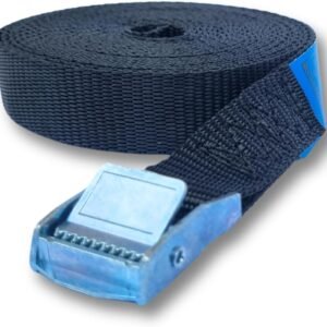 Kit 2x Cinta Presilha Zamac 600kg 5 Metros Fita Rack Amarração de Carga Mordente (2) Kit 2x Cinta Presilha Zamac 600kg 5 Metros Fita Rack Amarração de Carga Mordente (2)